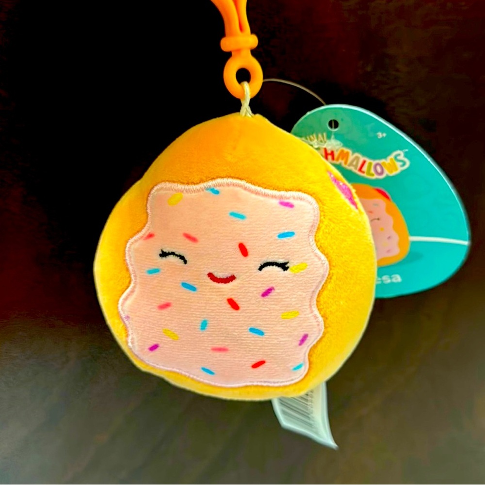 Squishmallow Clip-On Fresa The Pop-tart 3.5in
